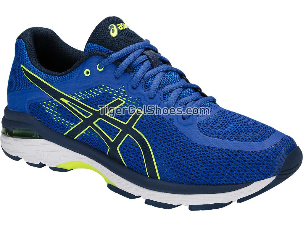 Asics GEL-Pursue 4 Victoria Blue/Dark Blue/Safety Yellow T809N-4549 Mens Running Shoes