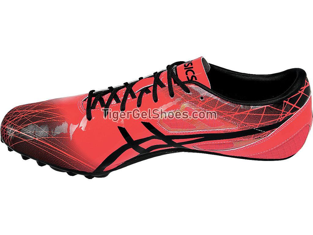 Asics Sonicsprint Flash Coral/Black G601Y-0690 Mens Track and Field Shoes