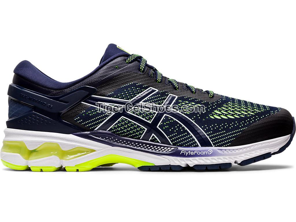 Asics GEL-KAYANO 26 Peacoat/Safety Yellow 1011A541-403 Mens Running Shoes