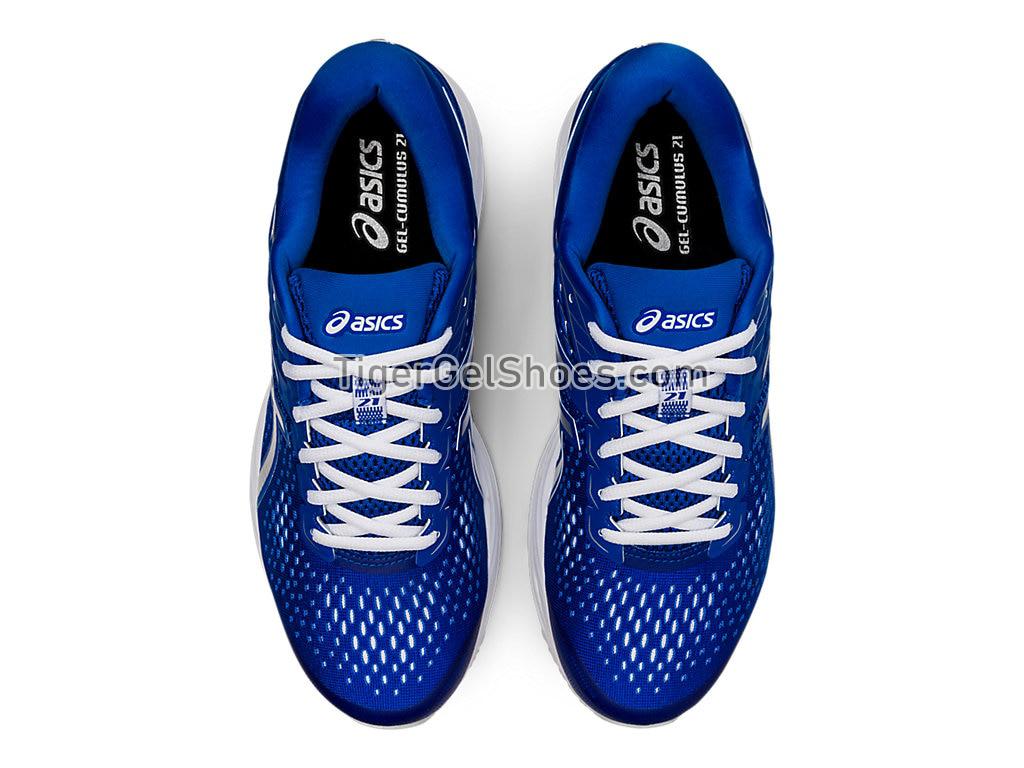 Asics GEL-CUMULUS 21 Tuna Blue/White 1011A551-401 Mens Running Shoes