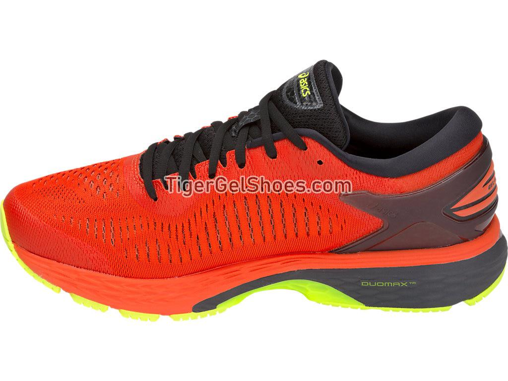 Asics GEL-Kayano 25 Cherry Tomato/Black 1011A019-801 Mens Running Shoes