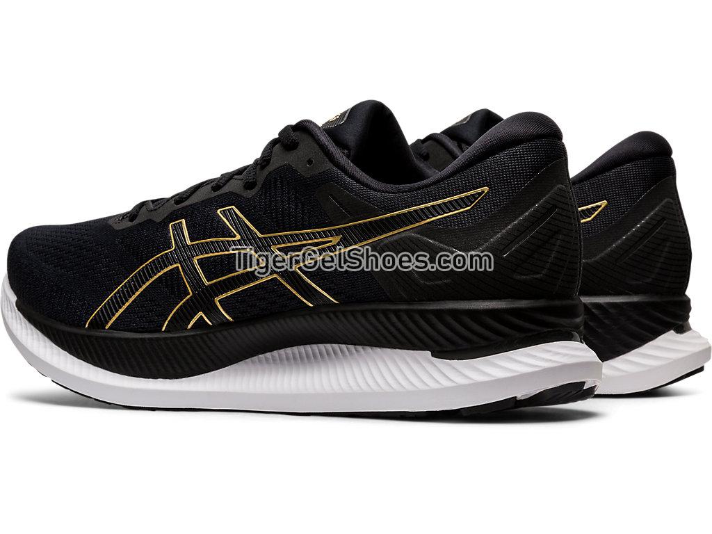 Asics GLIDERIDE Black/Pure Gold 1011A817-001 Mens Running Shoes