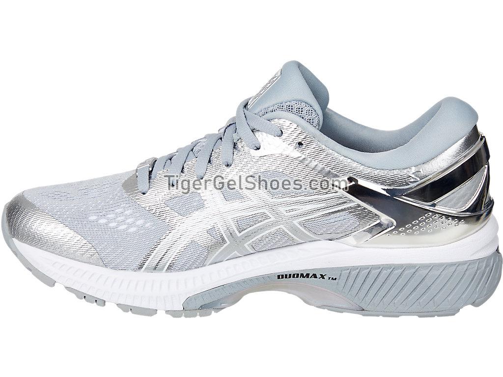 Asics GEL-KAYANO 26 Platinum Piedmont Grey/Silver 1012A645-020 Womens Running Shoes