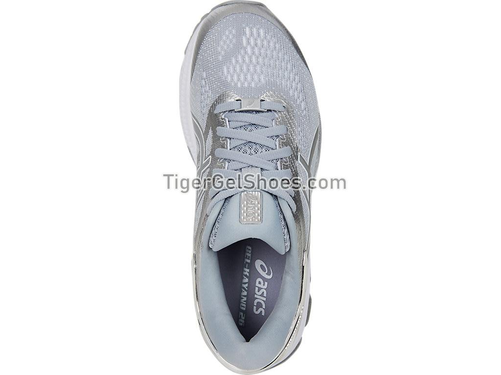 Asics GEL-KAYANO 26 Platinum Piedmont Grey/Silver 1012A645-020 Womens Running Shoes