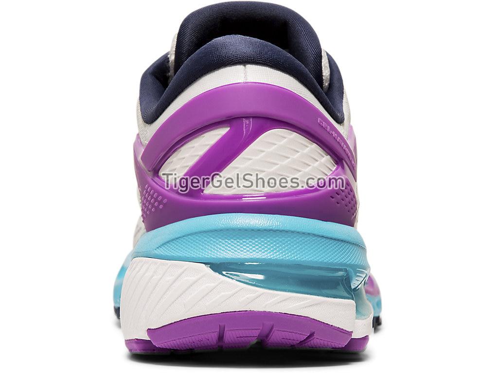 Asics GEL-KAYANO 26 White/Peacoat 1012A457-100 Womens Running Shoes