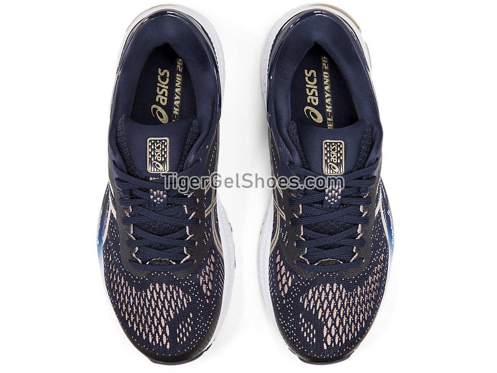 Asics GEL-KAYANO 26 Midnight/Frosted Almond 1012A457-400 Womens Running Shoes