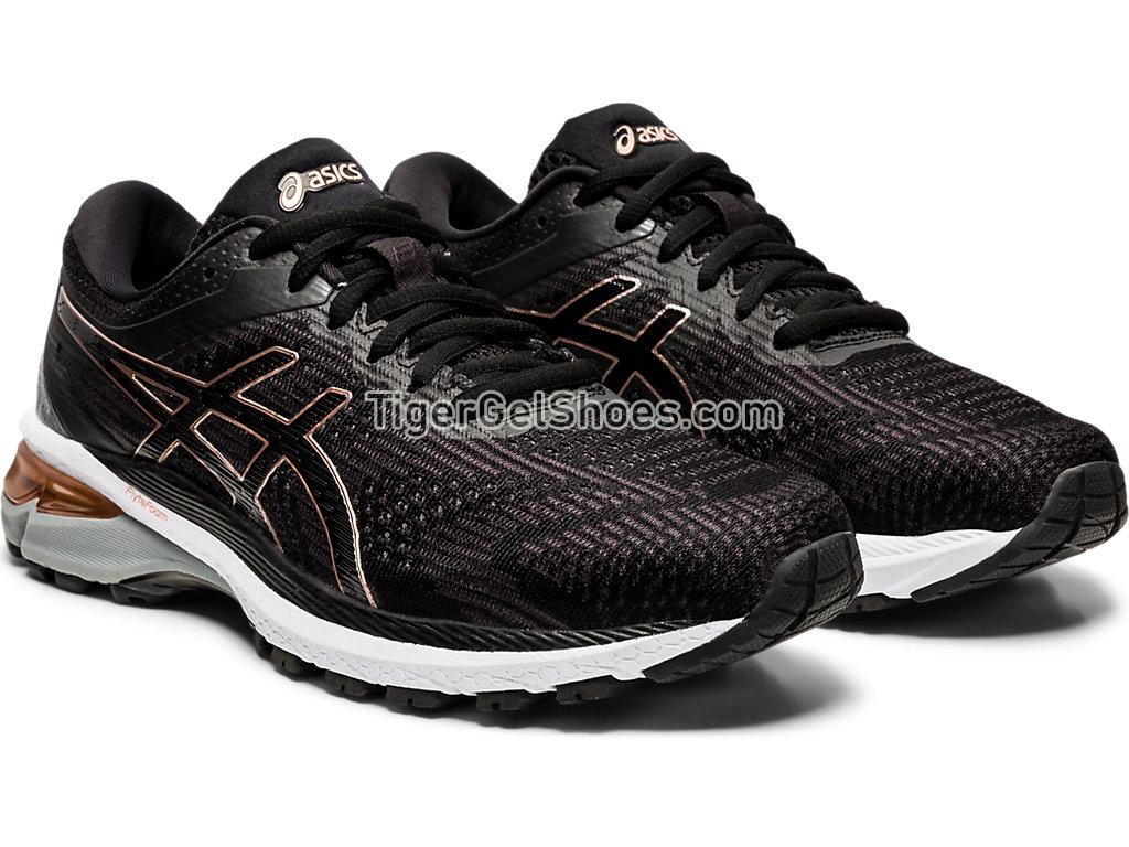 Asics GT-2000 8 (D) Black/Rose Gold 1012A592-002 Womens Running Shoes
