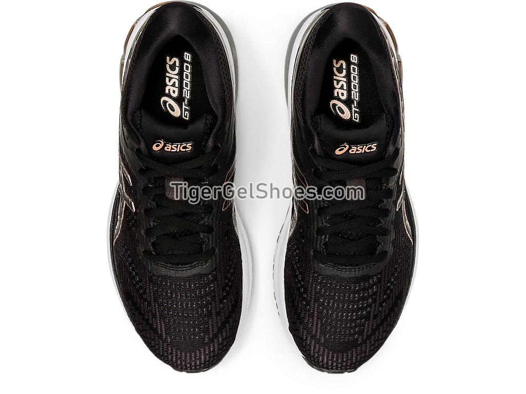 Asics GT-2000 8 (D) Black/Rose Gold 1012A592-002 Womens Running Shoes