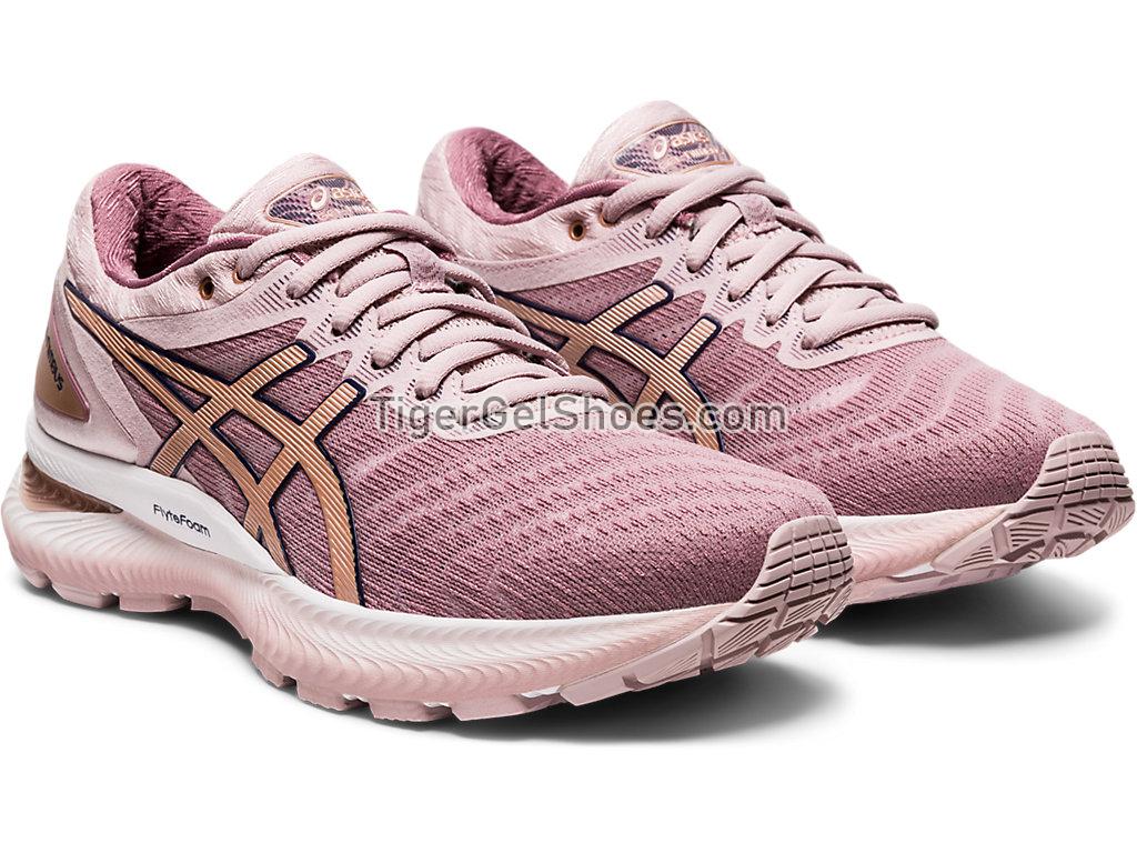 Asics GEL-Nimbus 22 (D) Watershed Rose/Rose Gold 1012A586-702 Womens Running Shoes