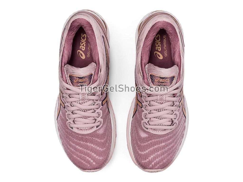 Asics GEL-Nimbus 22 (D) Watershed Rose/Rose Gold 1012A586-702 Womens Running Shoes