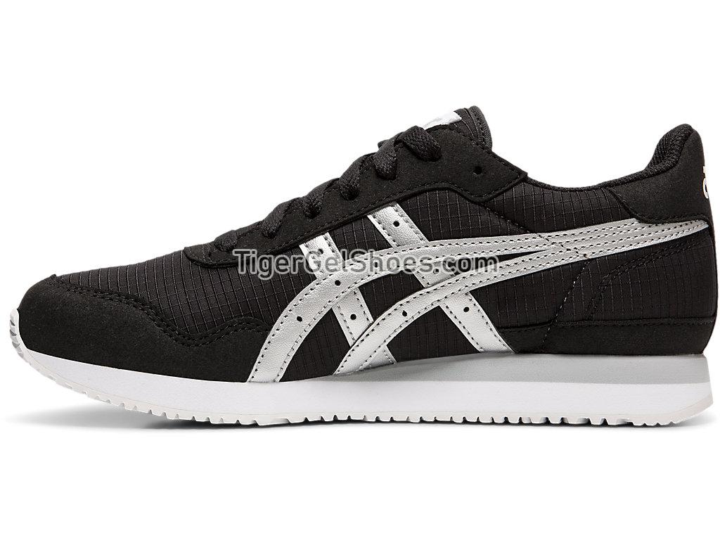 Asics TIGER RUNNER Black/Silver 1192A126-001 GEL Womens Shoes