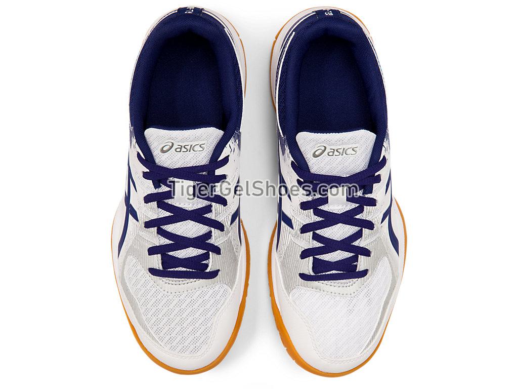 Asics GEL-ROCKET 9 White/Dive Blue 1072A034-102 Womens Volleyball Shoes