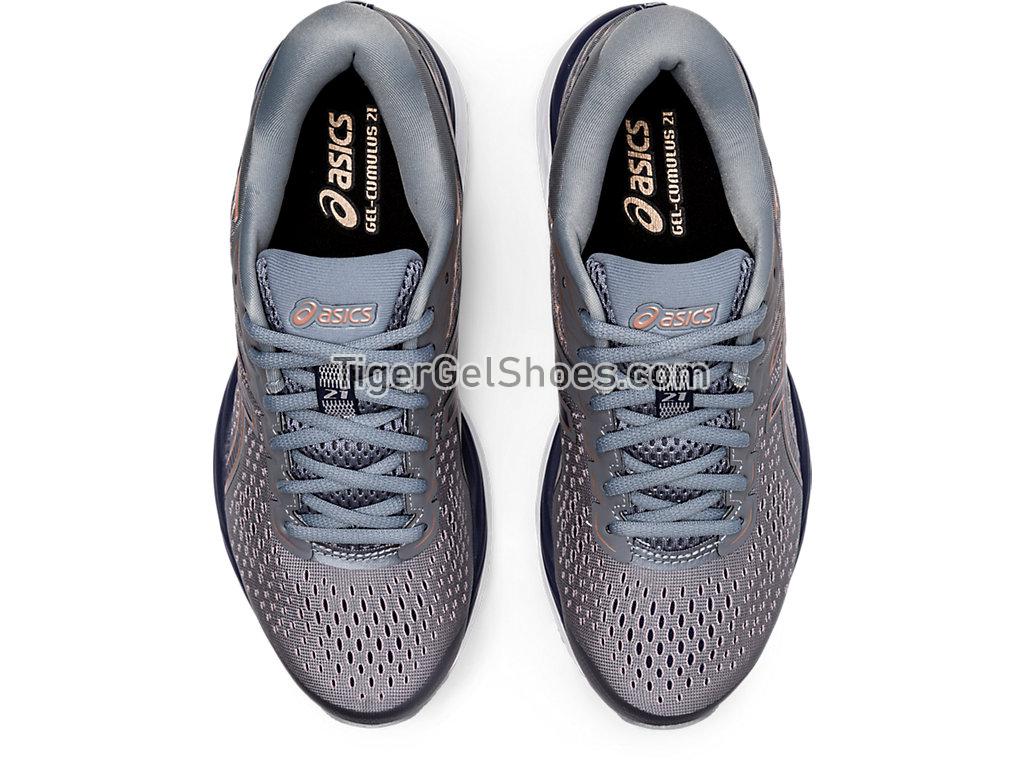 Asics GEL-CUMULUS 21 (D) Sheet Rock/Peacoat 1012A469-021 Womens Running Shoes