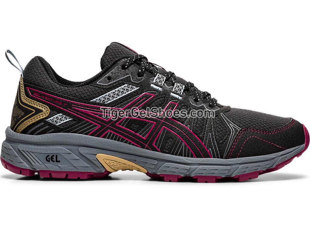 Asics GEL-VENTURE 7 Graphite Grey/Dried Berry 1012A476-023 Womens Running Shoes