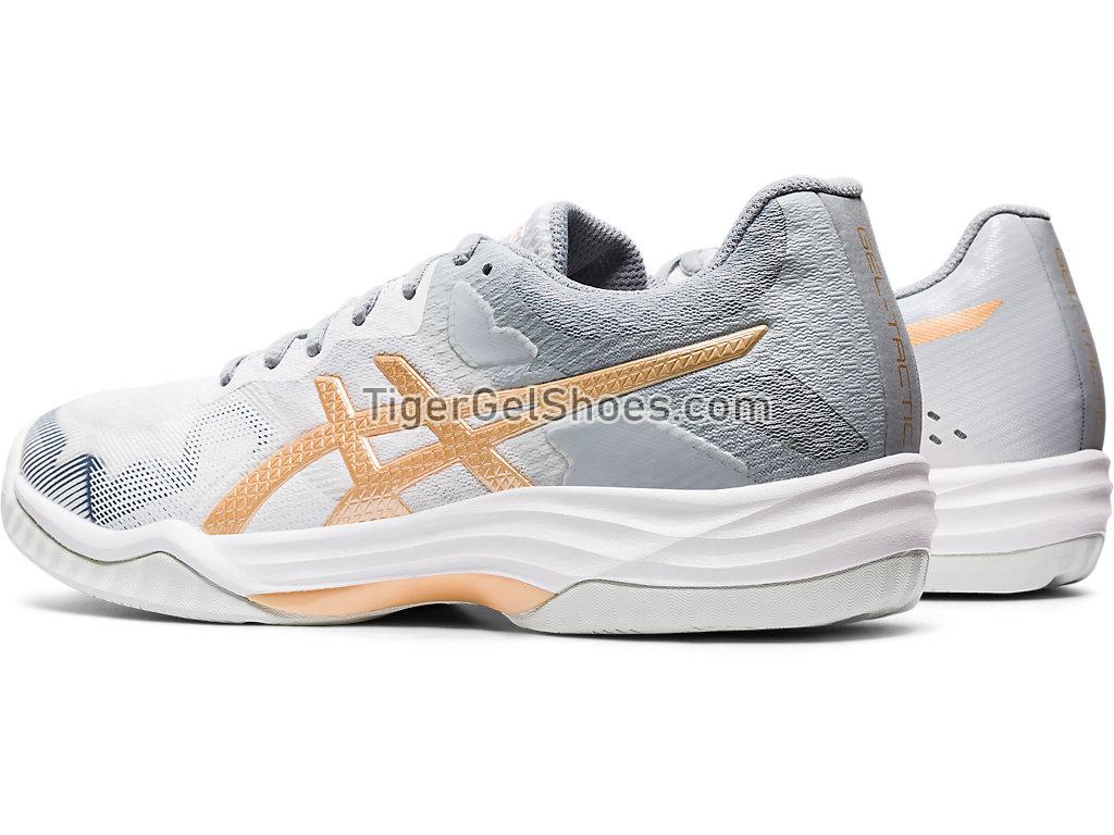 Asics GEL-TACTIC 2 White/Champagne 1072A035-102 Womens Volleyball Shoes