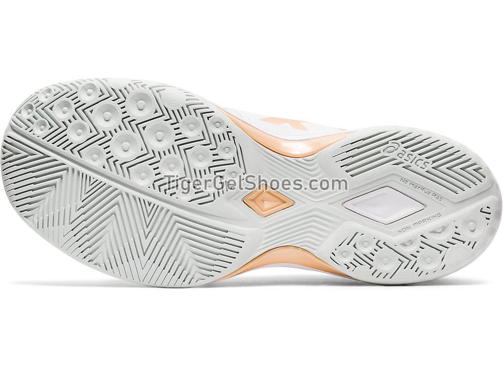 Asics GEL-TACTIC 2 White/Champagne 1072A035-102 Womens Volleyball Shoes