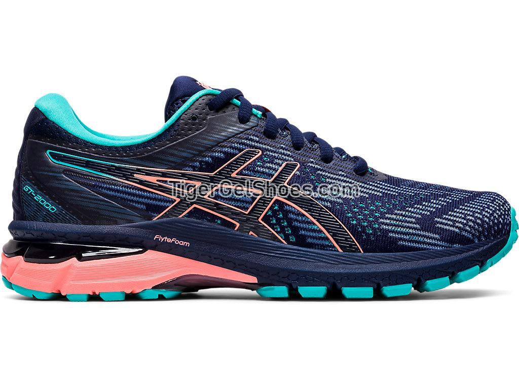 Asics GT-2000 8 TRAIL (D) Peacoat/Sea Glass 1012A575-400 Womens Trail Running Shoes