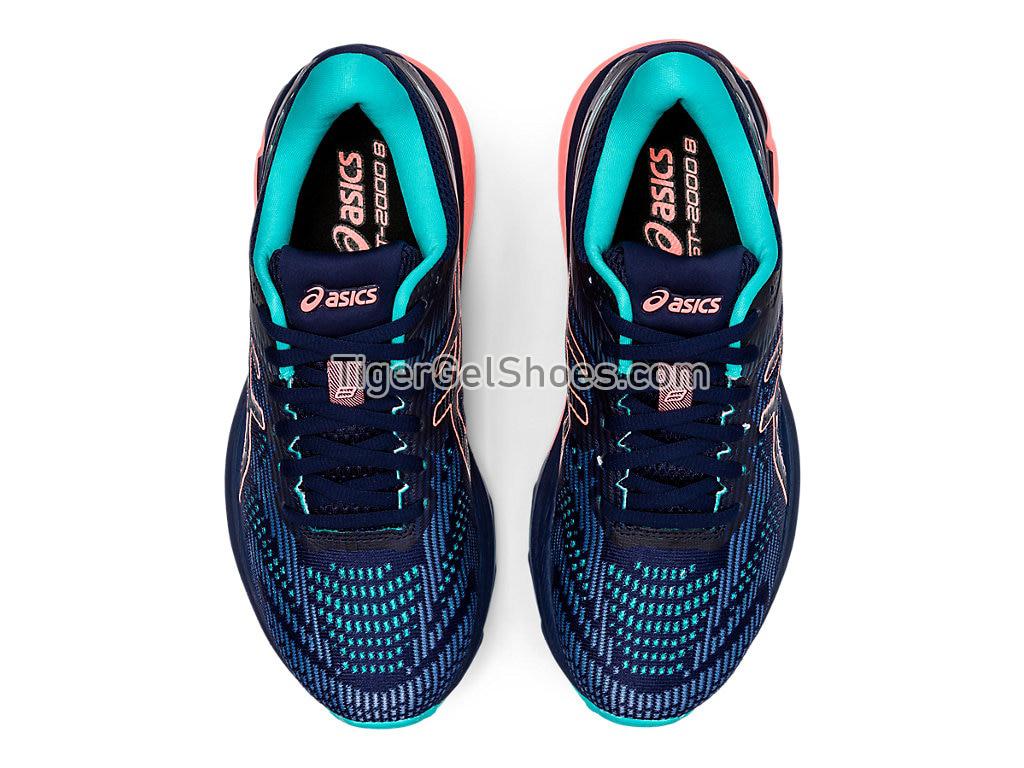 Asics GT-2000 8 TRAIL (D) Peacoat/Sea Glass 1012A575-400 Womens Trail Running Shoes