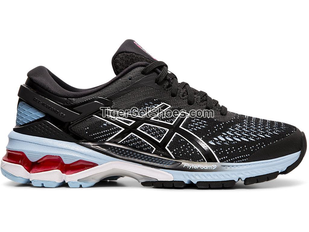 Asics GEL-KAYANO 26 Black/Heritage Blue 1012A457-003 Womens Running Shoes