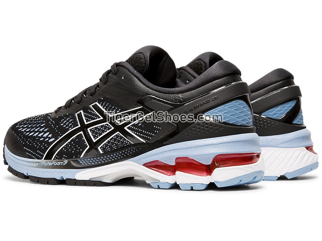 Asics GEL-KAYANO 26 Black/Heritage Blue 1012A457-003 Womens Running Shoes