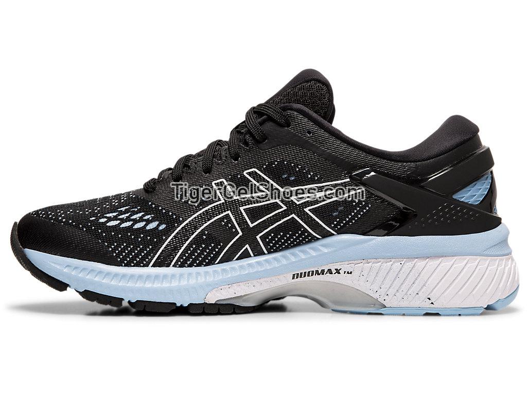 Asics GEL-KAYANO 26 Black/Heritage Blue 1012A457-003 Womens Running Shoes