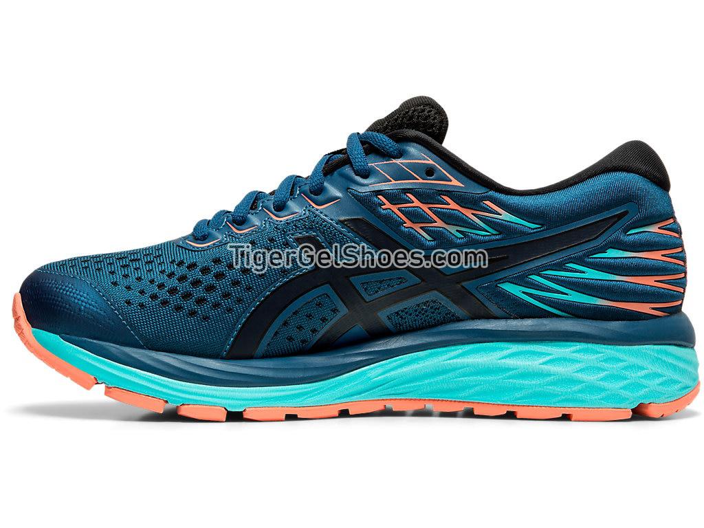 Asics GEL-CUMULUS 21 G-TX Mako Blue/Midnight 1012A487-400 Womens Running Shoes