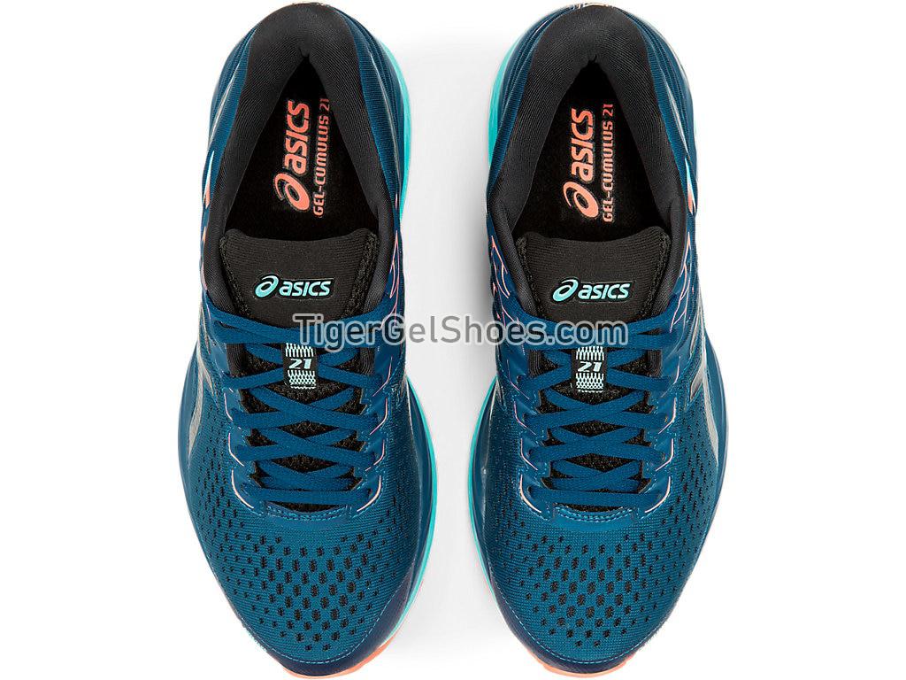 Asics GEL-CUMULUS 21 G-TX Mako Blue/Midnight 1012A487-400 Womens Running Shoes