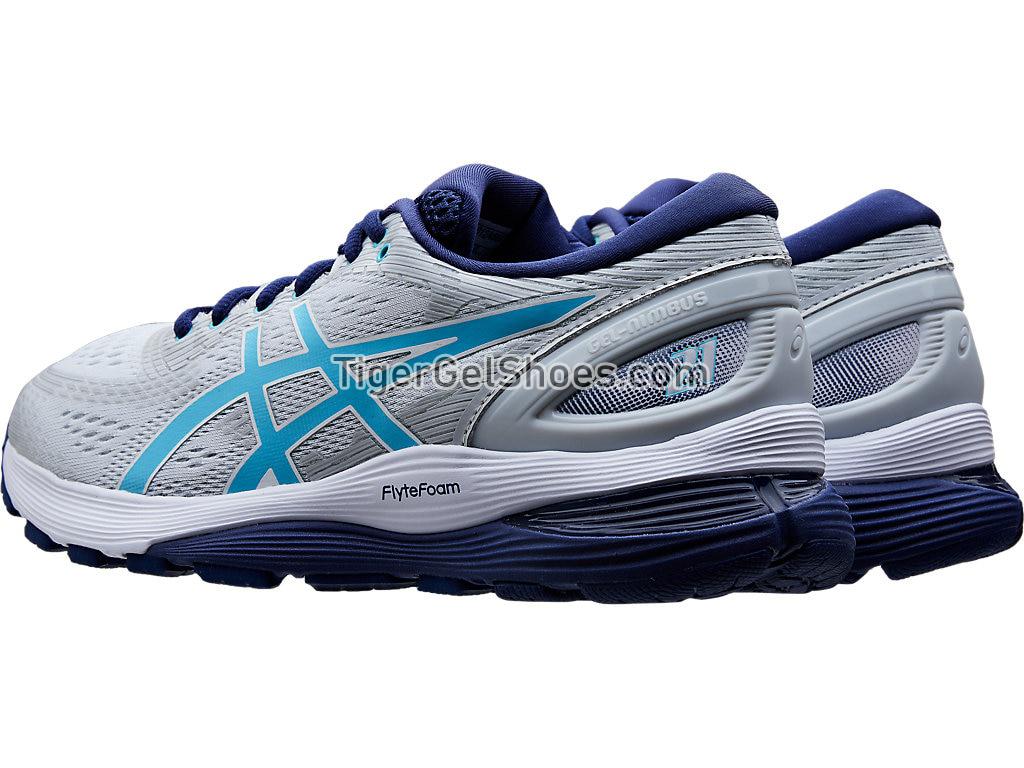 Asics GEL-NIMBUS 21 Glacier Grey/Ice Mint 1012A689-020 Womens Running Shoes