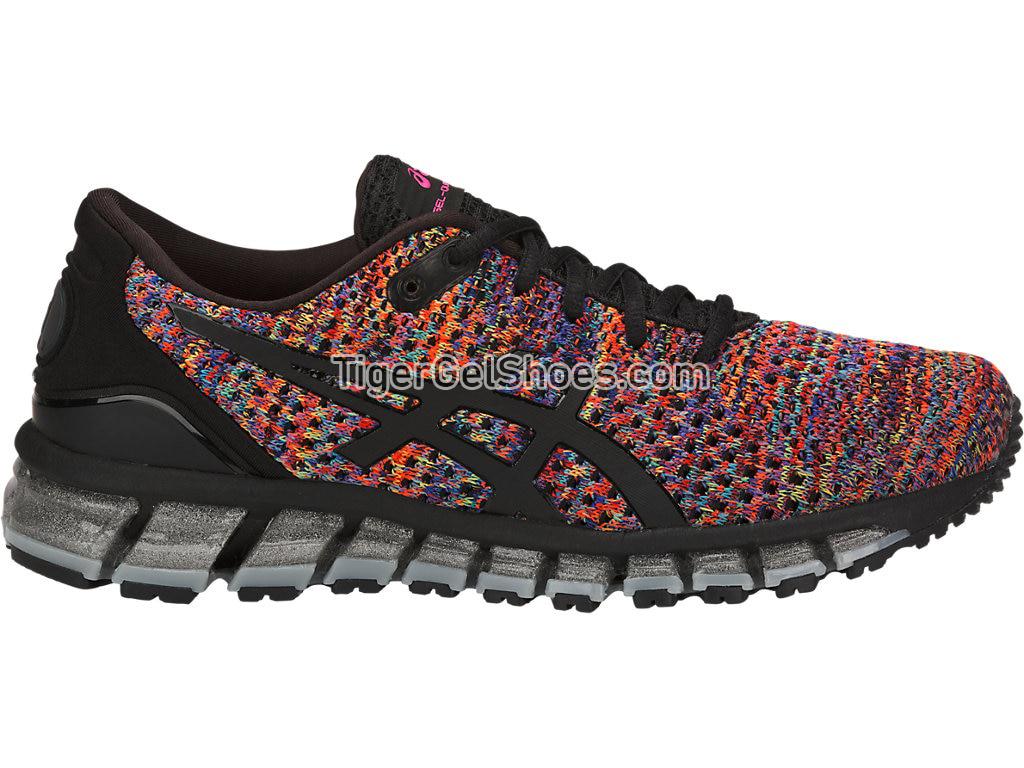 Asics GEL-Quantum 360 Knit Black/Multi T890N-9000 GEL Womens Shoes