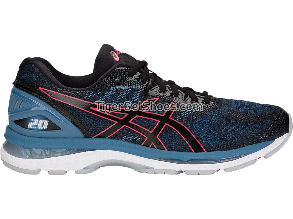 Asics GEL-Nimbus 20 Black/Azure T800N-003 Mens Running Shoes