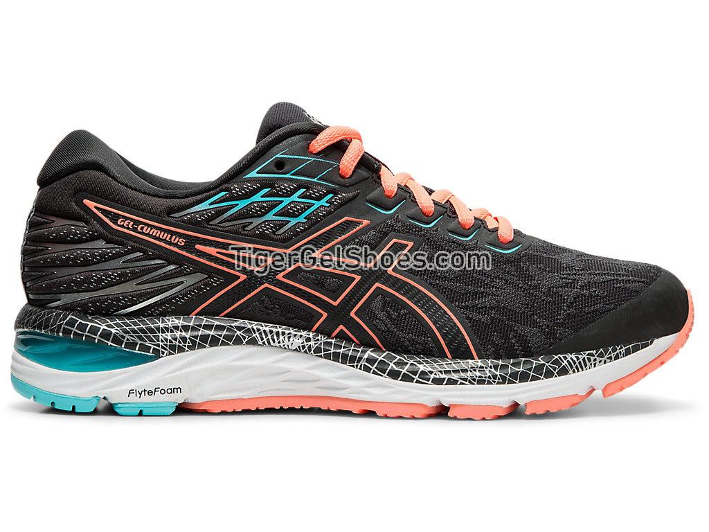 Asics GEL-CUMULUS 21 LITE-SHOW Graphite Grey/Sun Coral 1012A542-020 Womens Running Shoes