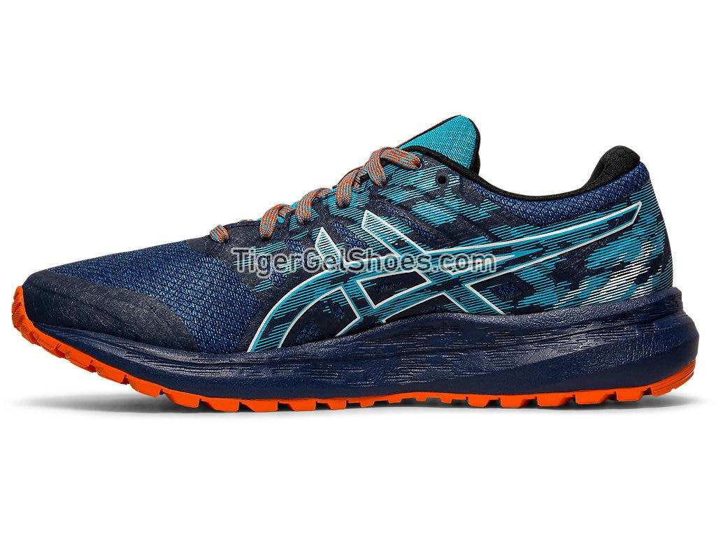Asics GEL-SCRAM 5 Blue Expanse/White 1012A474-400 Womens Trail Running Shoes