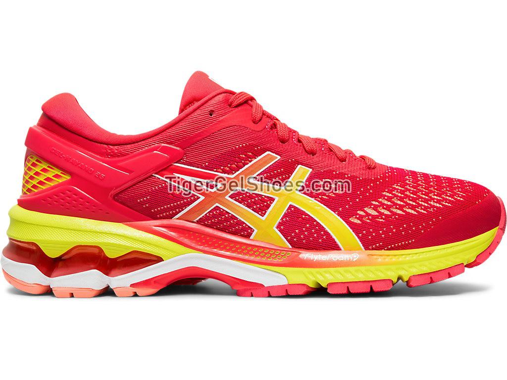 Asics GEL-KAYANO 26 SP Laser Pink/Sour Yuzu 1012A609-700 Womens Running Shoes