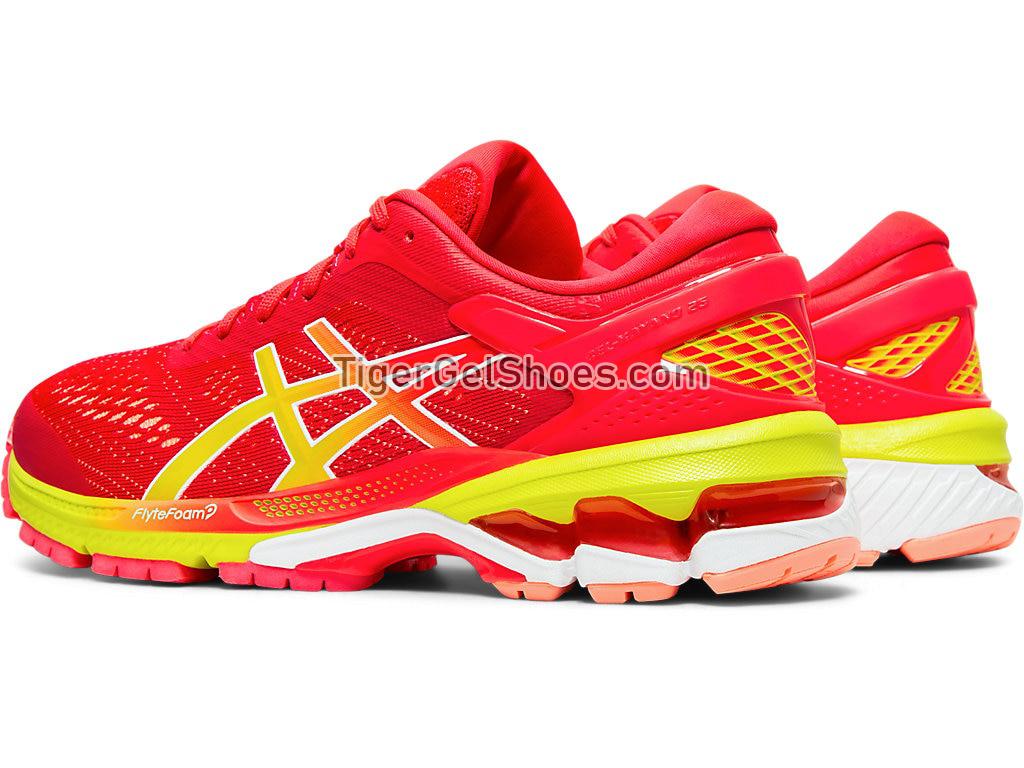 Asics GEL-KAYANO 26 SP Laser Pink/Sour Yuzu 1012A609-700 Womens Running Shoes