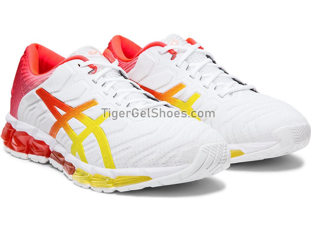 Asics GEL-QUANTUM 360 5 White/Sour Yuzu 1022A149-100 GEL Womens Shoes