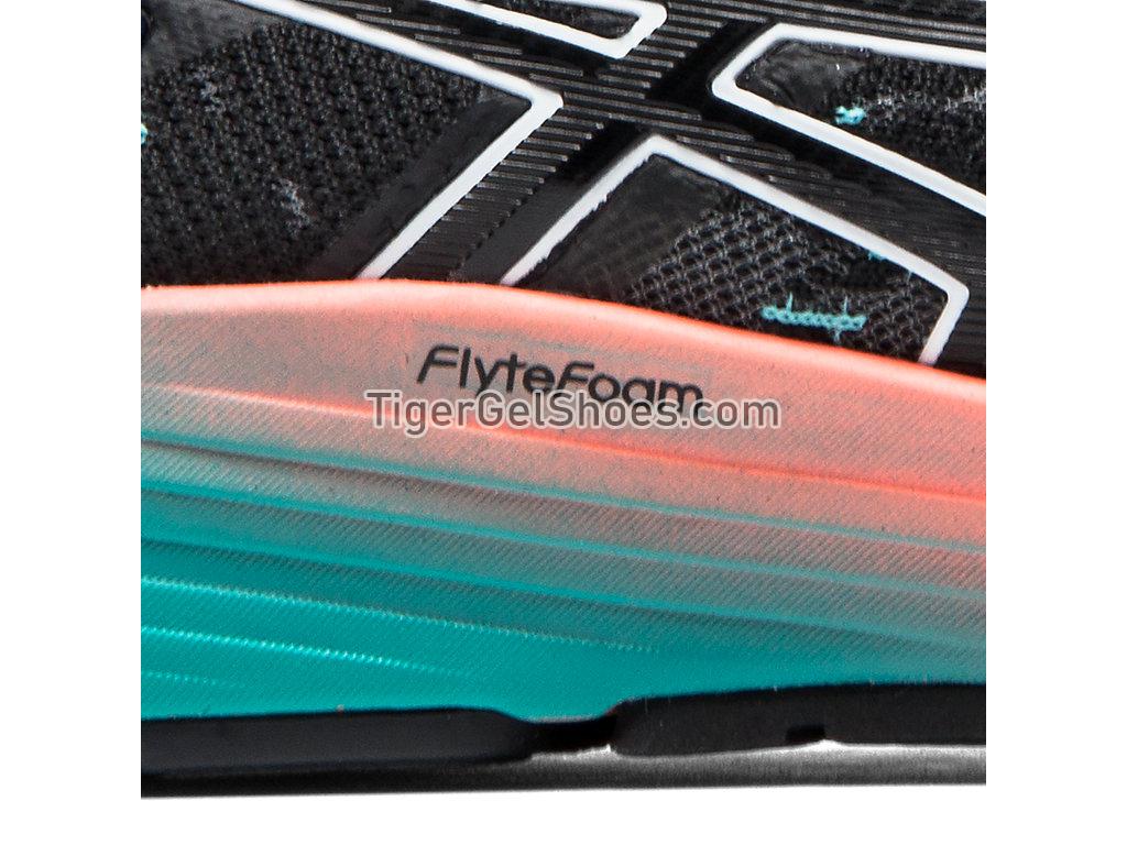 Asics DYNAFLYTE 4 Black/Ice Mint 1012A465-002 Womens Running Shoes