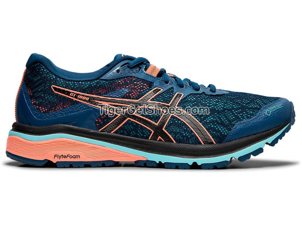 Asics GT-1000 8 G-TX Mako Blue/Black 1012A482-400 Womens Running Shoes