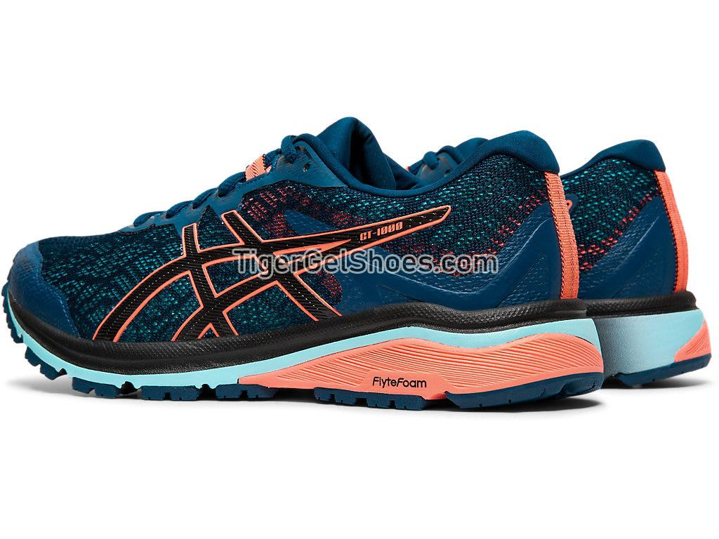 Asics GT-1000 8 G-TX Mako Blue/Black 1012A482-400 Womens Running Shoes