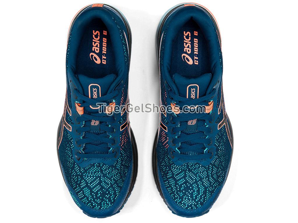 Asics GT-1000 8 G-TX Mako Blue/Black 1012A482-400 Womens Running Shoes