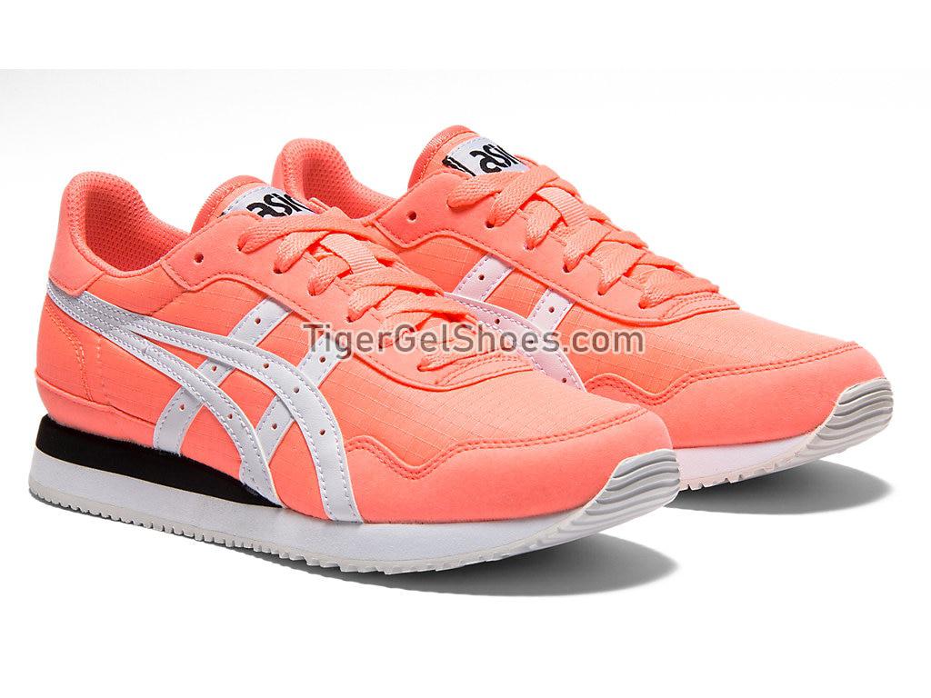 Asics TIGER RUNNER Papaya/White 1192A126-700 GEL Womens Shoes
