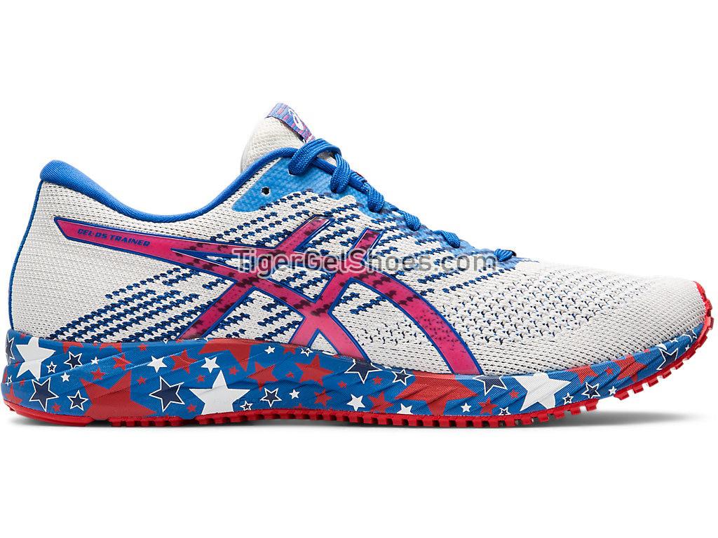 Asics GEL-DS TRAINER 24 White/Speed Red 1012A647-100 Womens Running Shoes
