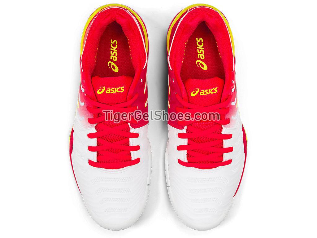 Asics GEL-RESOLUTION 7 White/Laser Pink E751Y-116 Womens Tennis Shoes