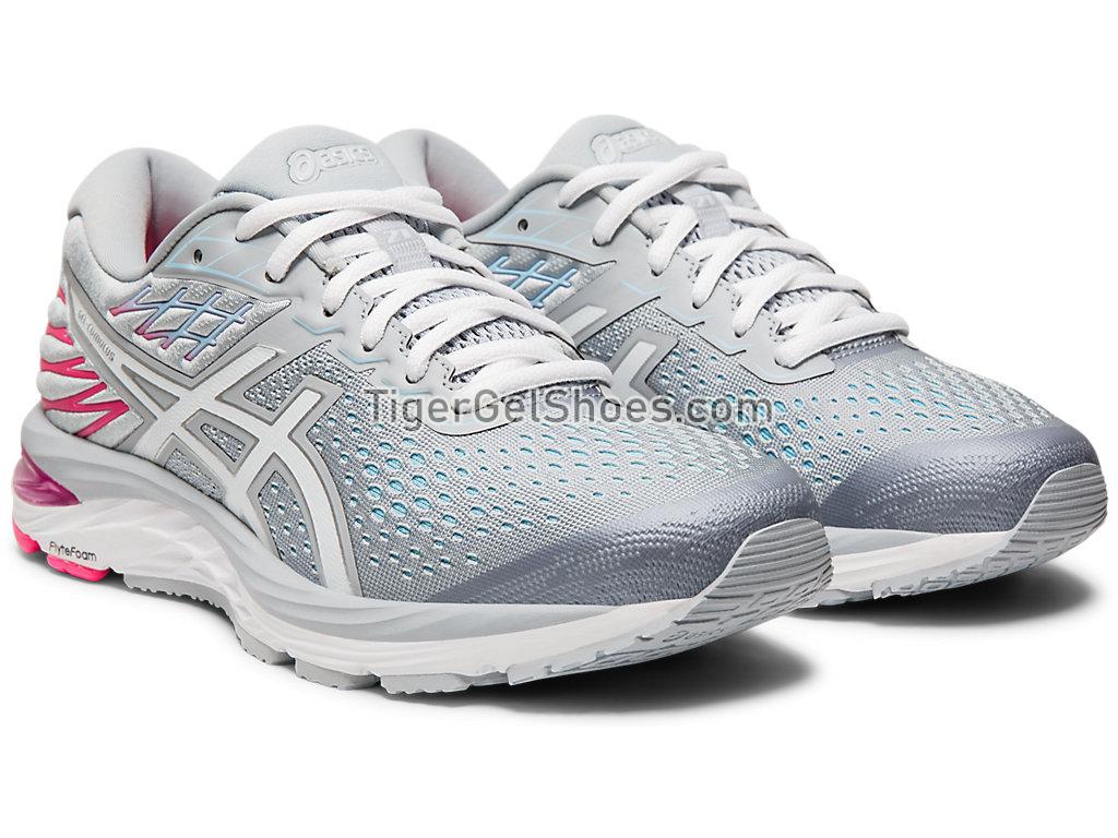 Asics GEL-CUMULUS 21 Piedmont Grey/White 1012A468-020 Womens Running Shoes