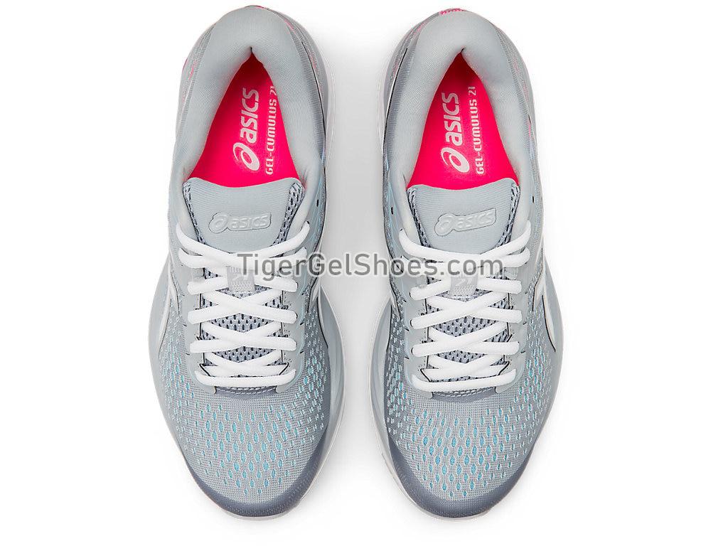 Asics GEL-CUMULUS 21 Piedmont Grey/White 1012A468-020 Womens Running Shoes