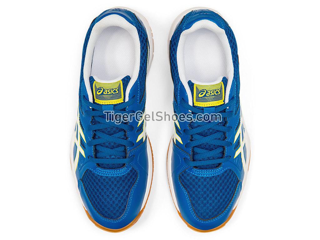 Asics Upcourt 3 Lake Drive/White 1072A012-405 Womens Volleyball Shoes