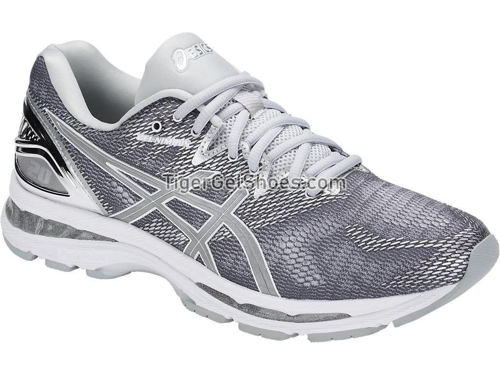 Asics GEL-Nimbus 20 Platinum Carbon/Silver/White T836N-9793 Mens Running Shoes