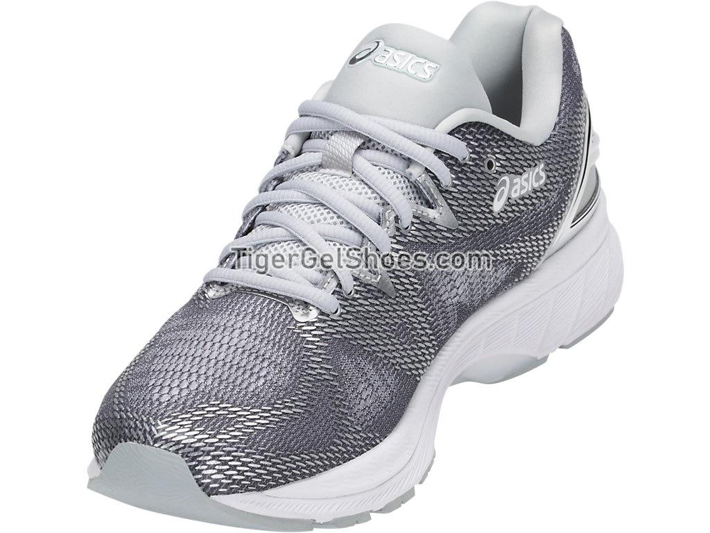 Asics GEL-Nimbus 20 Platinum Carbon/Silver/White T836N-9793 Mens Running Shoes