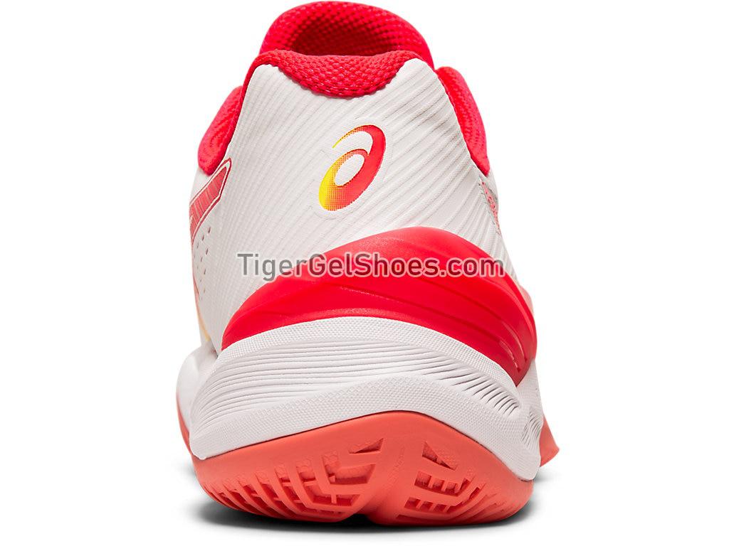 Asics SKY ELITE FF White/Laser Pink 1052A024-100 Womens Volleyball Shoes