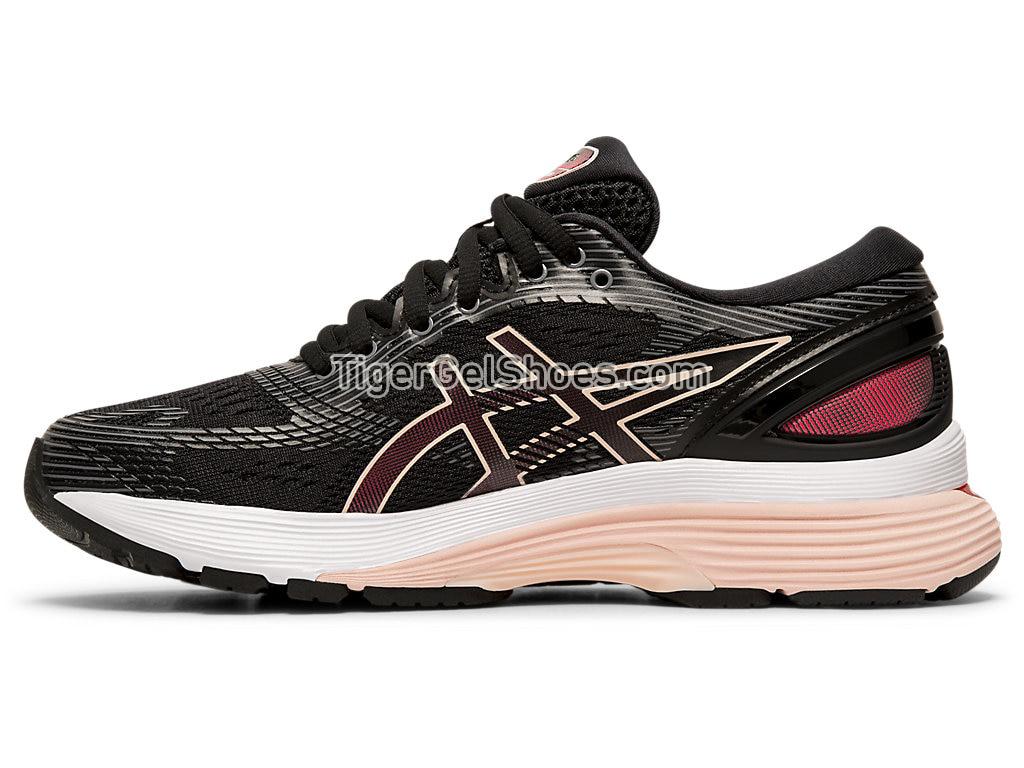 Asics GEL-NIMBUS 21 Black/Classic Red 1012A156-002 Womens Running Shoes
