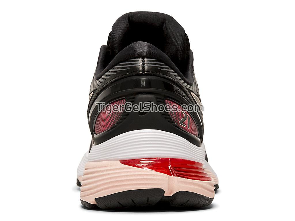 Asics GEL-NIMBUS 21 Black/Classic Red 1012A156-002 Womens Running Shoes